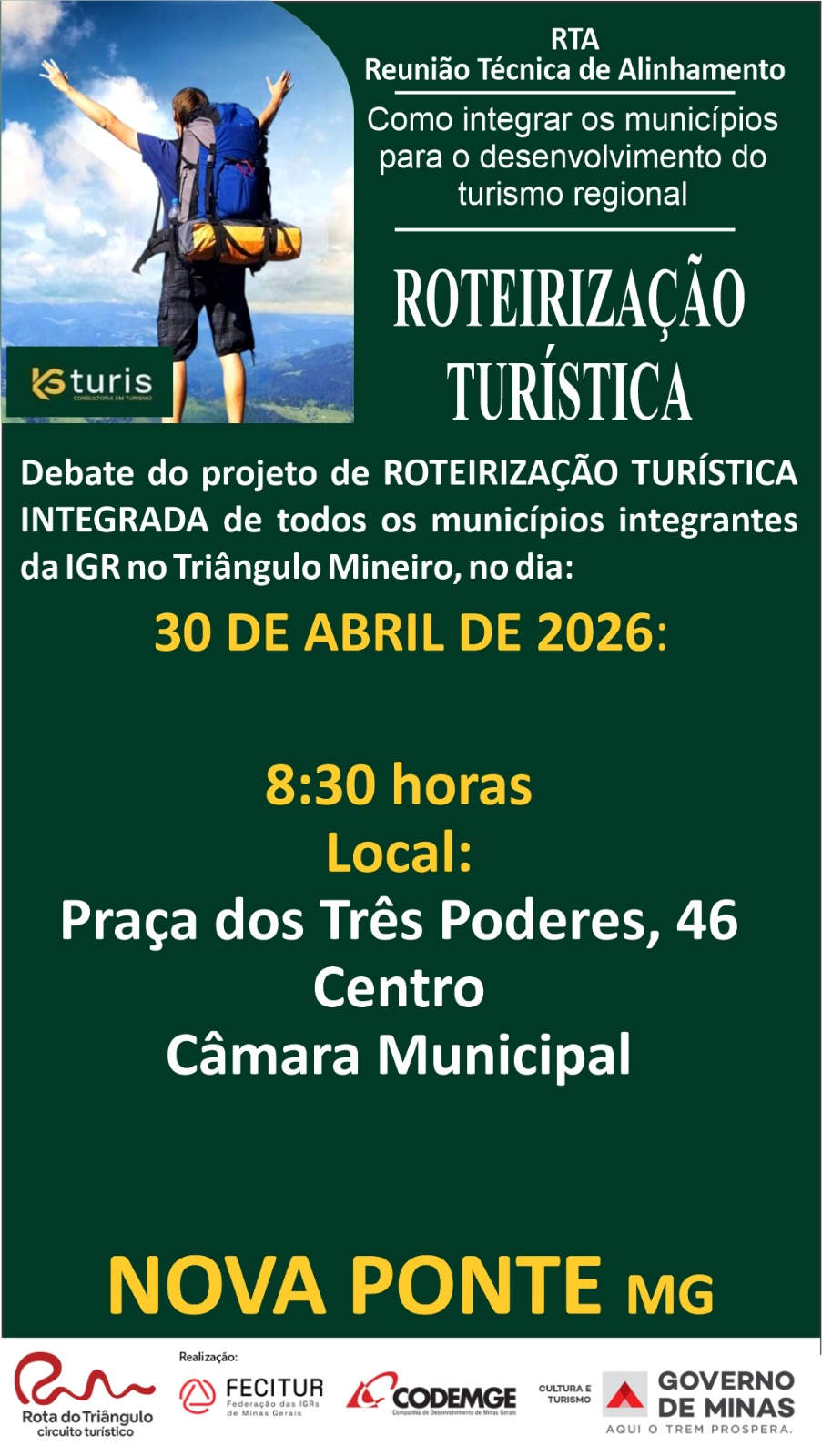 Integração regional marca encontro sobre roteirização turística no Triângulo Mineiro
